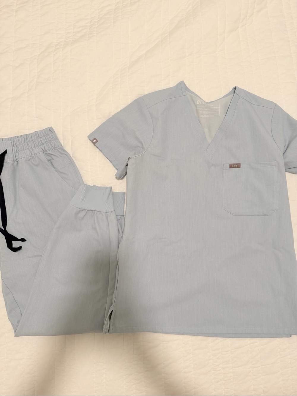 Figs Chambray Catarina & Uman set